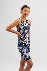 Girls Chlorine Resistant Legsuit - Don't Mess with Me